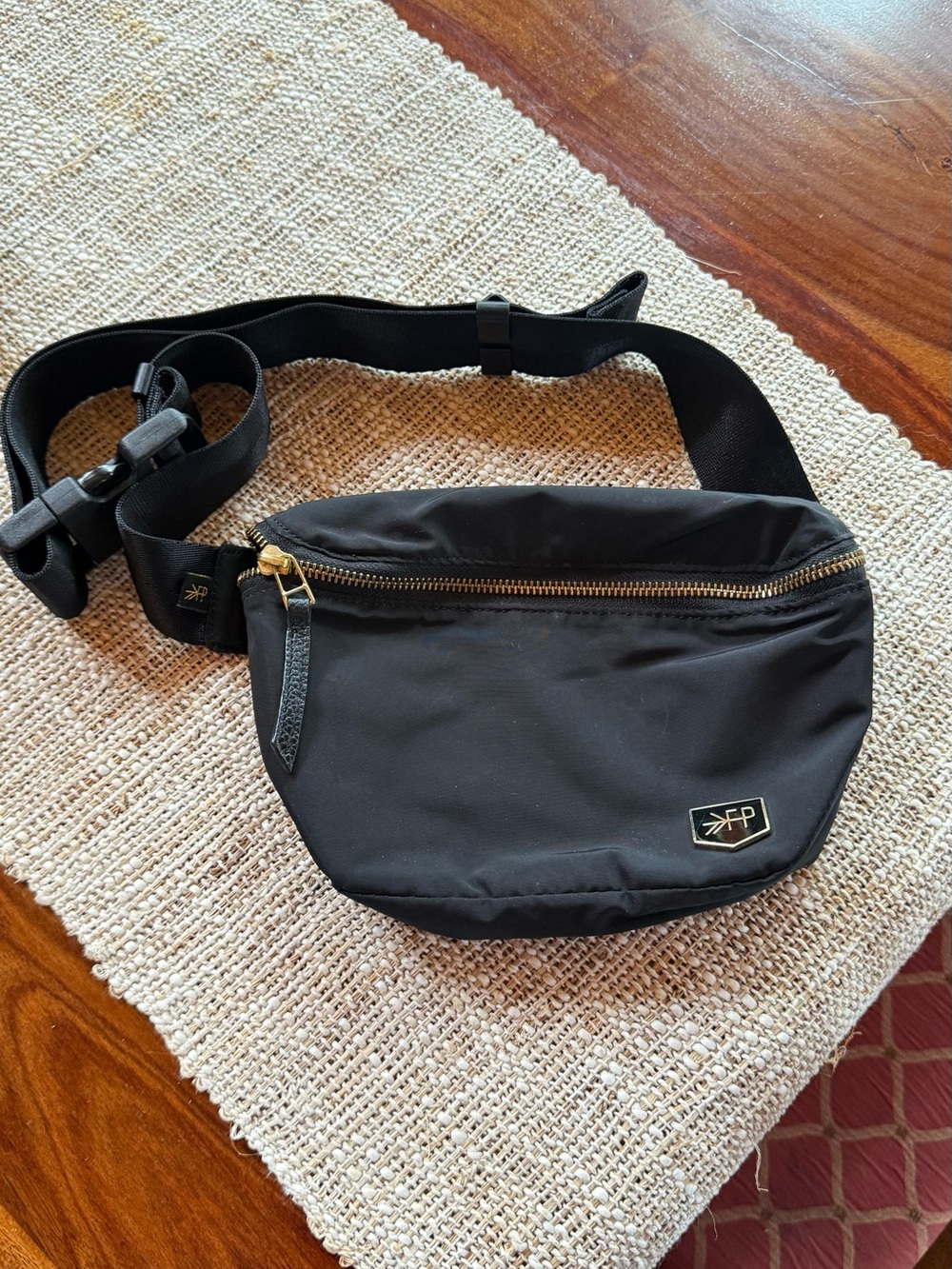 Black Freshly Picked Crossbody Belt Bag
